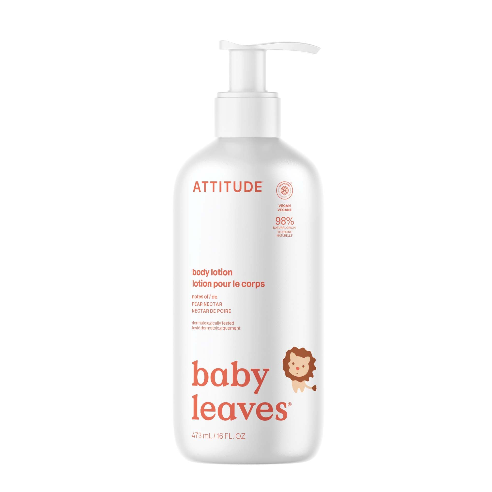 Baby Leaves Natural Body Lotion - Pear Nectar - 473 ml