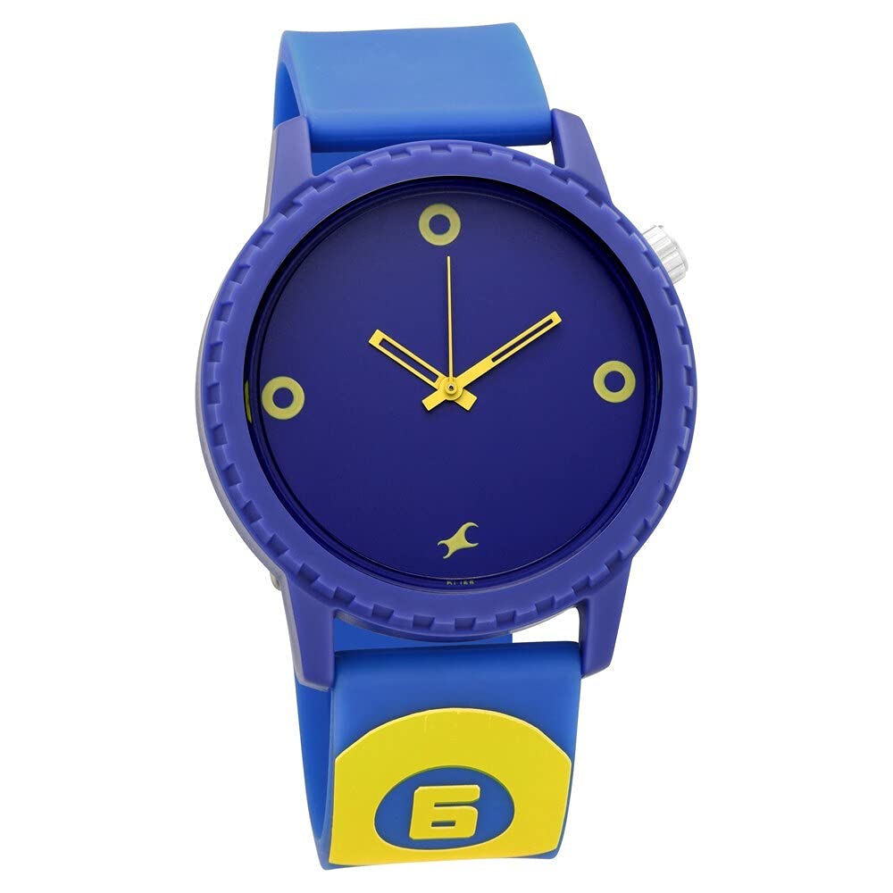 Fastrack Unisex Silicone Analog Blue Dial Watch-38039Pp15W, Band Color-Blue (B099WQM239) Amazon Price History, Amazon Price Tracker