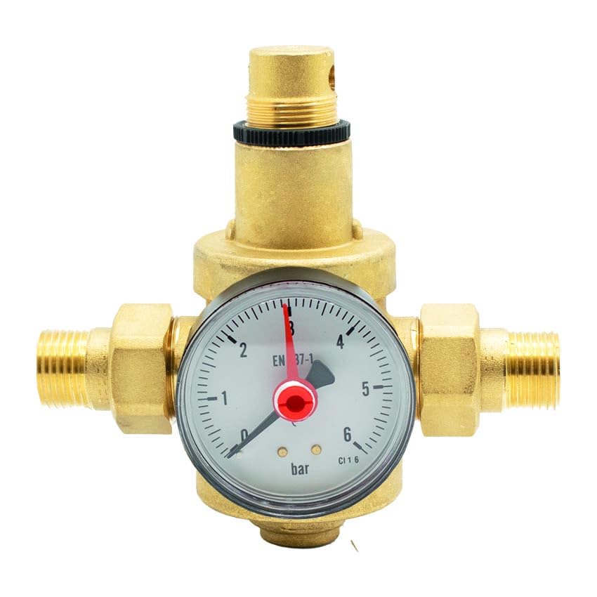 Reductor de presión de agua con manómetro res.press.x h2o ram 1"1/2 c/man d.52