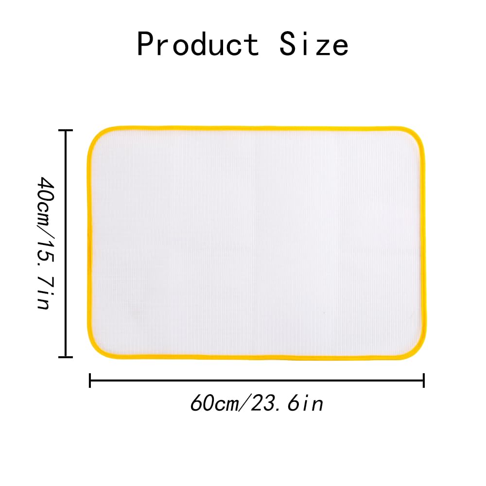Lot De 4 Serviettes De Repassage Oruola 40x60 Cm - Tapis De Protection En Polyester Pour Fer à Vapeur
