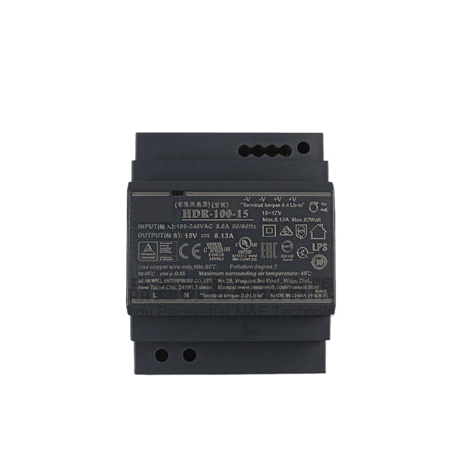 BRODEFUP HDR-100-48N 100.8W 48V switching power supply 100
