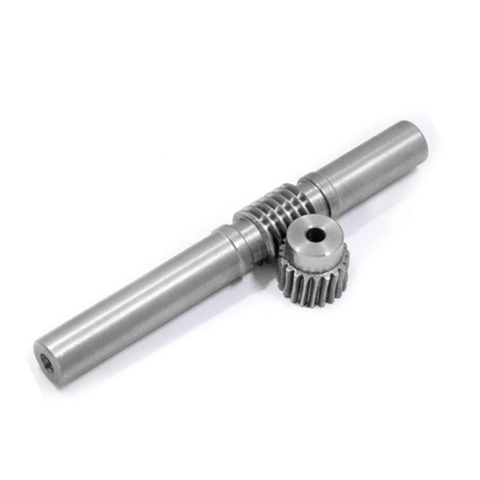 angolo di trasmissione 1 pz Precisione Riduttore a vite senza fine 1 Modulo 15 20 25 30 Denti Ingranaggi in acciaio Set di ingranaggi a vite senza fine 6mm 8mm Turbina a vite senza fine albero motore