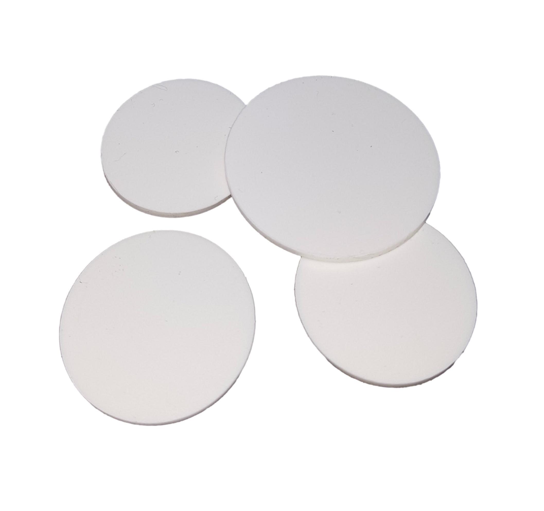 Solid Silicone Rubber Disc - Size; 46mm Diameter x 3mm Thick