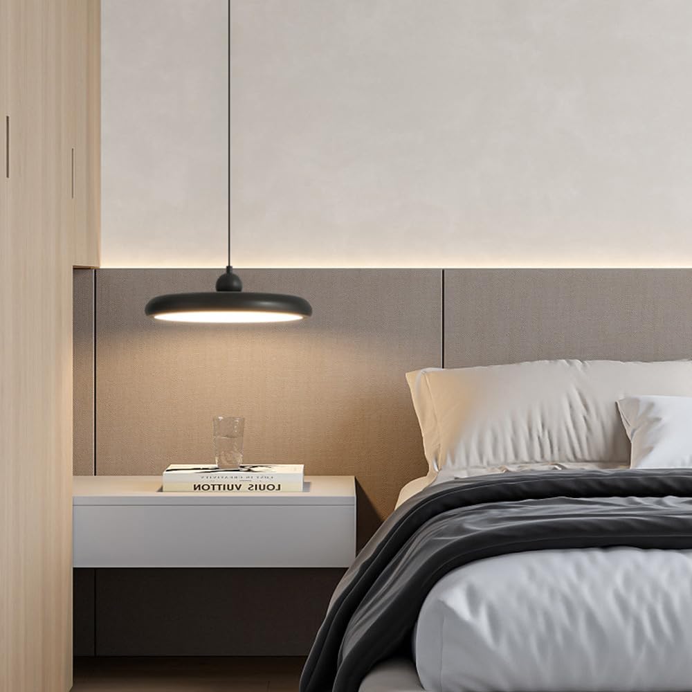 Nowoczesny, minimalistyczny żyrandol LED przy łóżku w sypialni, 11,8 cala, luksusowy żyrandol miedziany do jadalni i gabinetu, odpowiedni do baru, kawiarni, hotelu, biznesu, oprawa oświetleniowa.