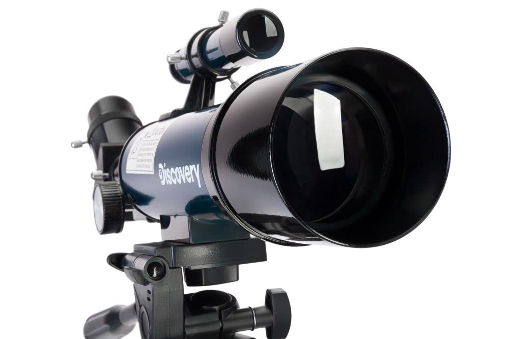 Discovery Sky Trip ST50 Telescopio Rifrattore Da 50 mm, Leggero e Portatile, Per Ragazzi e Principianti, Con Adattatore Fotografico e Un Libro Di Astronomia in Italiano | Apertura 50 mm, Montatura AZ, per Osservare la Luna, Stelle e Oggetti Terrestri, con
