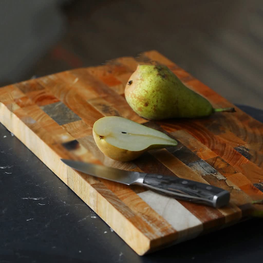 Tagliere Choing Board Grande Tagliere in Legno per Cucina Tagliere in Legno per giunzioni Reversibile per Carne e Verdure Cucina Sulies