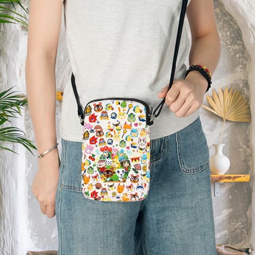 KEYCHIN Animal Villager Crossbody Bag Animal Video Game Gifts New Horizons Shoulder Bag New Leaf Bell Bag Merchandise3