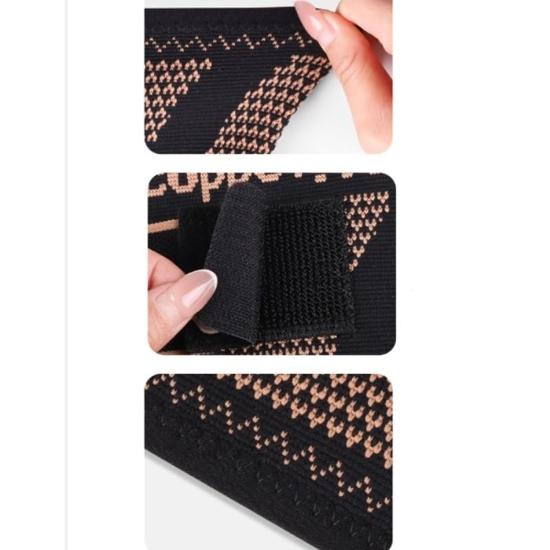 Copper Knee Pads Adjustable Non-slip Sports Pressurized Patella Protection