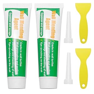 ZITFRI 200 g Wall Mending Agent Cream plamuurmassa voor de reparatie van huismuur, gebruikt voor reparatie van schade aan muren (2 stuks)