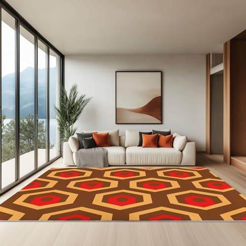 Tapis antidérapant marron résistant à l'usure pour grand passage - 8