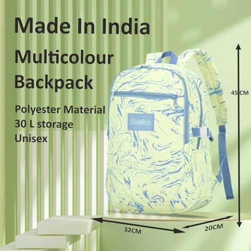 Image of Tinytot 30 Litre Japanese Korean Style School Bag Water-Resistant Laptop & Travel Backpack - Unisex Large 18 Inches Multipurpose Student Backpack for Boys & Girls, Men & Women