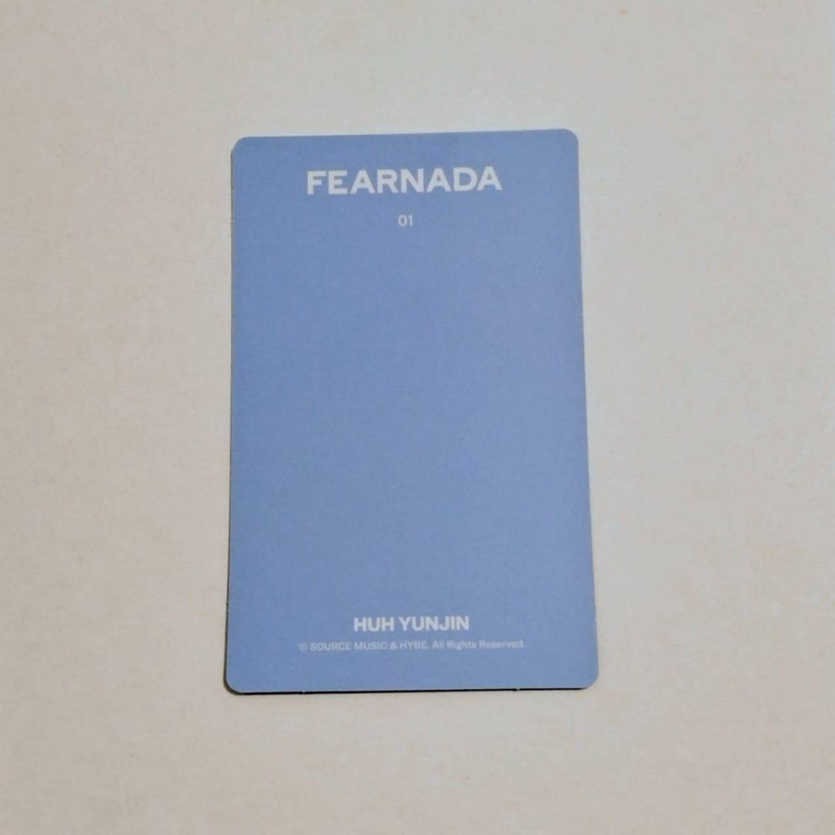 Amazon.co.jp: FEARNADA 01 ユンジン トレカ 1枚 LE SSERAFIM ル