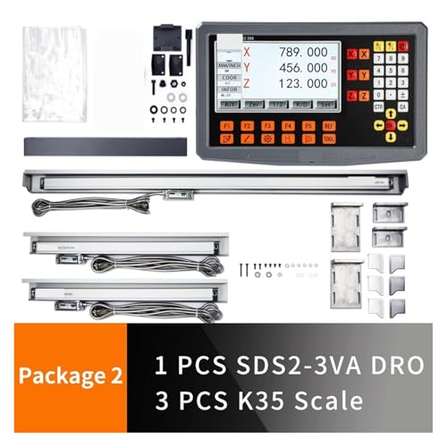 LCD 2 Axis 3 Axis DRO Sets Digital Readout Display miniatura 3