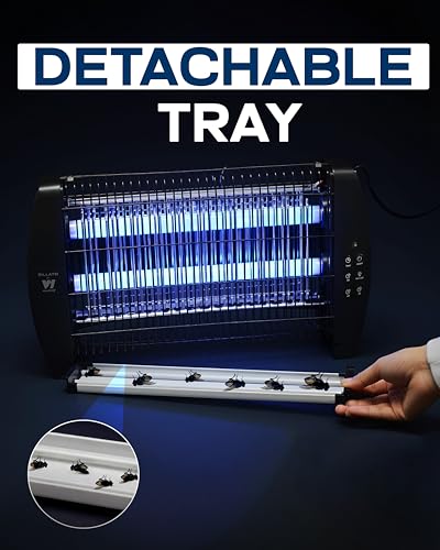 Image of Weird Wolf 20W Electric Insect Killer Machine for Home with Remote Control | Japanese Technology | 365nm UV Light | Covers 100 sq.m | Timer Function | Detachable Tray | 1-Year Warranty