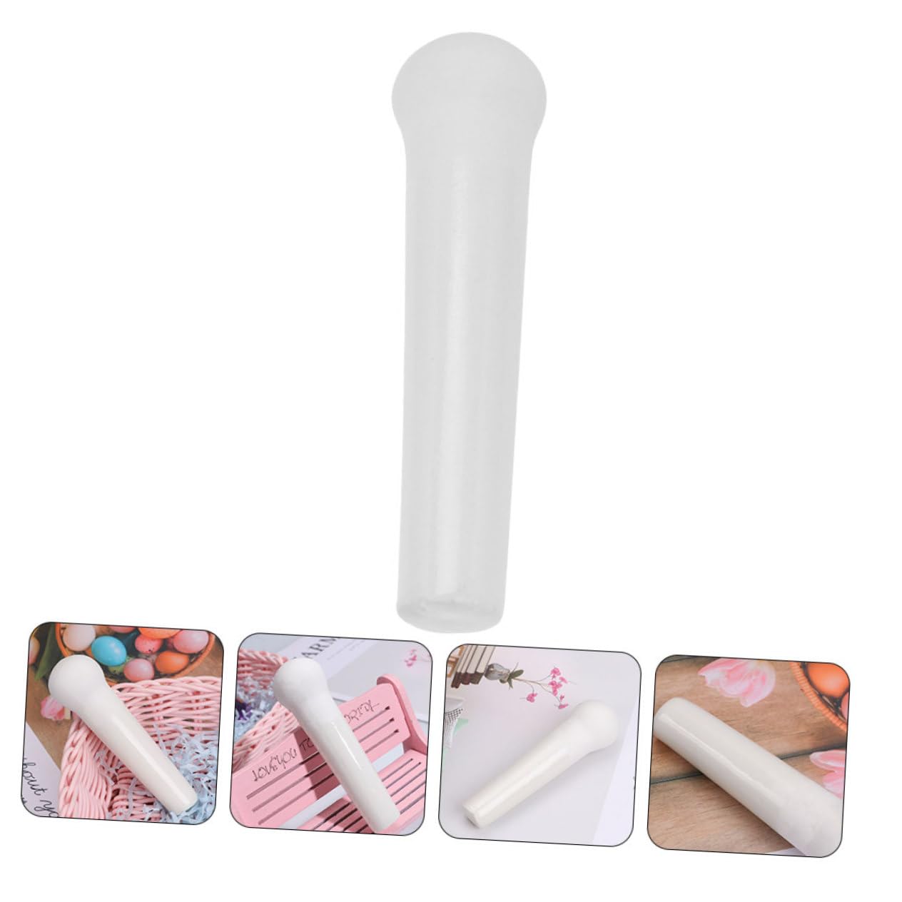 Alipis 10piezas Pestle De Cerámica Para Cocinar Machacador Manual Para Aplastar y Especias Utensilio De Cocina Ergonómico