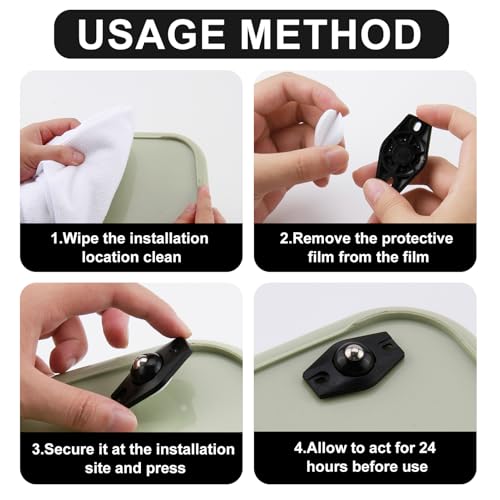 12PCS Mini Ruedas Adhesivas Giratorias, Ruedas Para Muebles Pequeñas Rueda De Bola Ruedas Pequeñas 360º Transferencia Silenciar Para Electrodomésticos Mesas Y Sillas Botes Basura Caja Almacenamiento - imagen 3