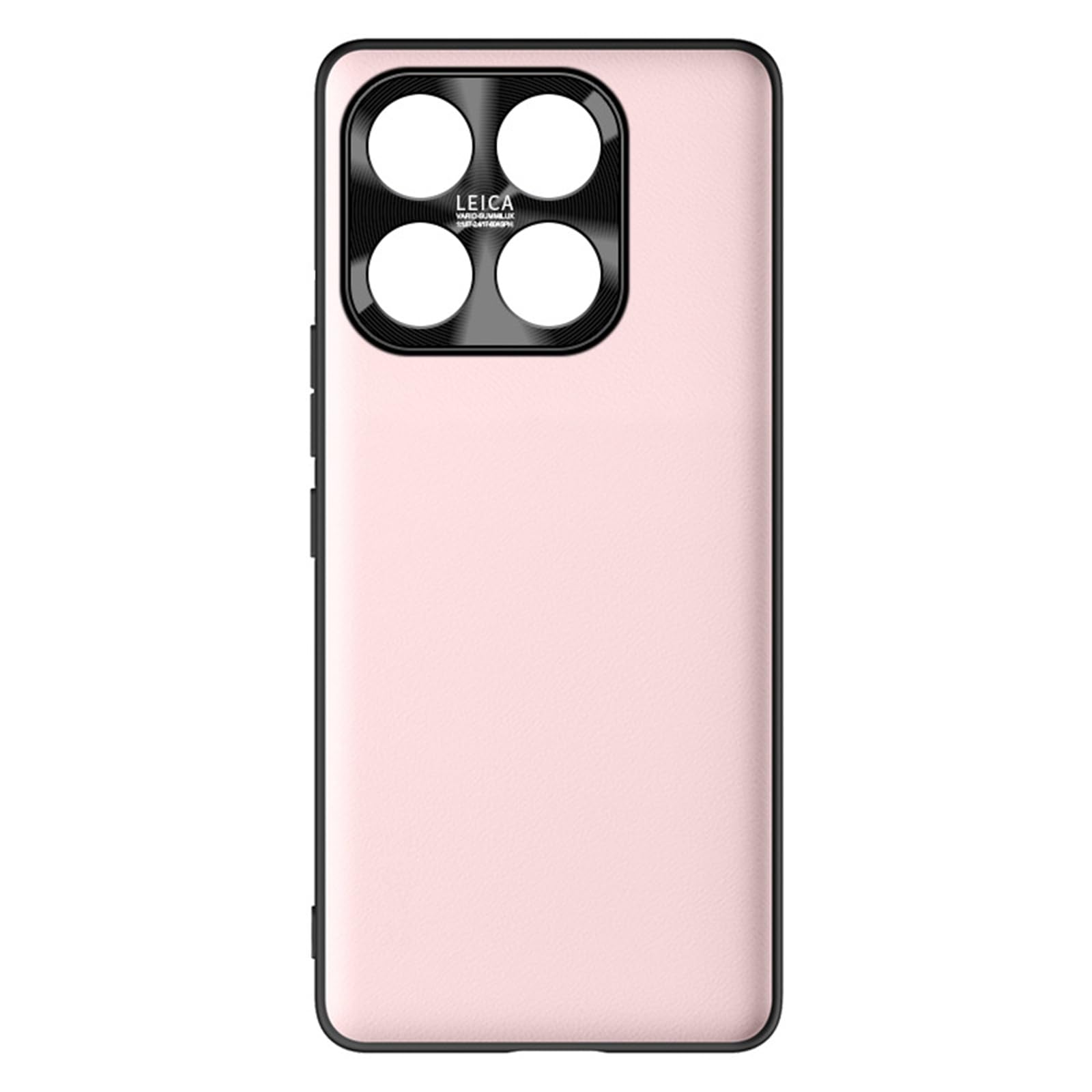 FDUJINH Cover for Xiaomi 17 Max, Liquid Leather Case Soft Touch with Camera Protection Shockproof Slim Shell,Pink,17Max