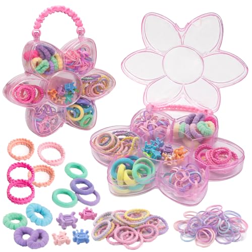 Image of FunBlast Hair Accessories Combo for Girls - Colorful Hair Bands, Hairpins, Ponytail Holders, Headbands for Girls, Toddlers, Multipurpose Kids Hair Accessories Set, Birthday Gift for Girl's (Multicolor)