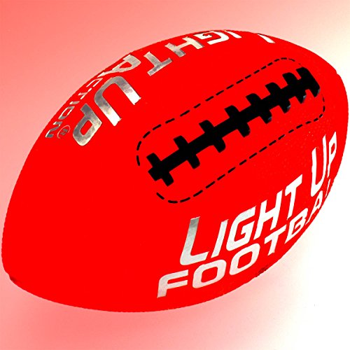Light Up Action Football Chrome Edition Value Pack