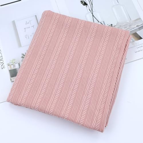Image of Cinaci 4pcs Dusty Pink Soft Nursery Newborn Baby Receiving Swaddle Blanket with Matching Turban Hat Bow Headbands Floral Nylon Headbands for Baby Girls Newborn Infants
