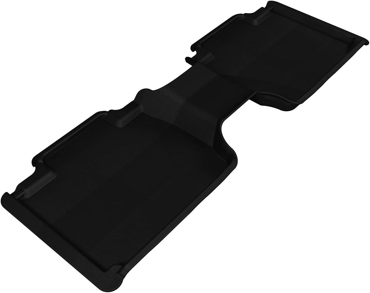 3D MAXpider Custom Fit KAGU Floor Mat (BLACK) Compatible with TOYOTA TACOMA ACCESS CAB 2018-2023 - Second Row