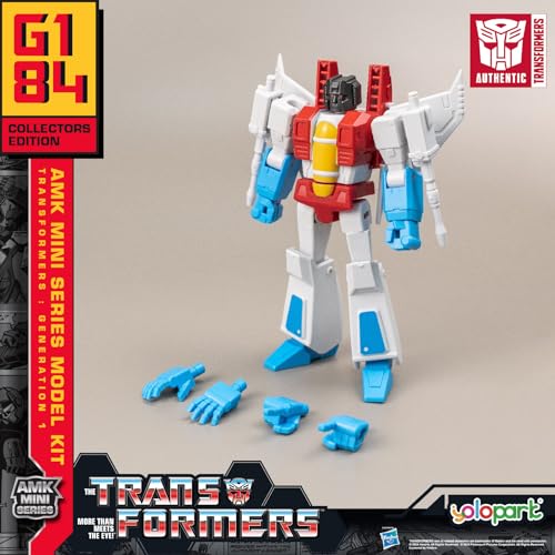 Starscream Transformer Toy,4.33 Inch Transformers G1 Action Figures,Highly Articulated No Converting Transformers Model Kit,Transformer Toys for Kids Age 8 and Up - Image 2