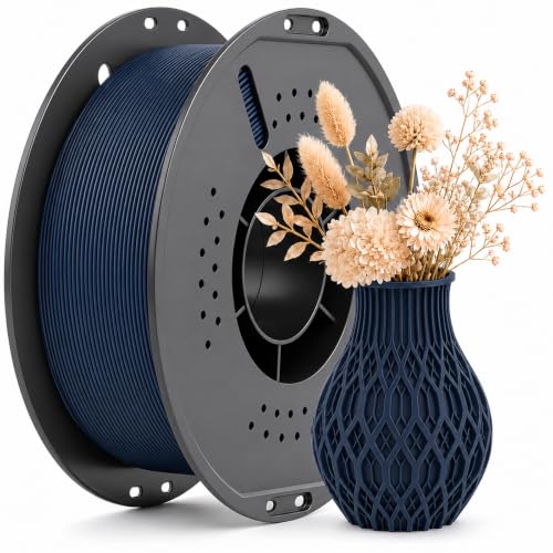 VEOEOV Matte PLA 3D Printer Filament 1.75mm Navy Blue 1KG
