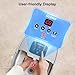HOSPAN Collapsible Foot Spa with Heat, Bubble, Red Light, and Temperature Control, Foot Bath Massager with 8 Shiatsu Massage Rollers, Pedicure Foot Spa for Relaxation and Stress Relief