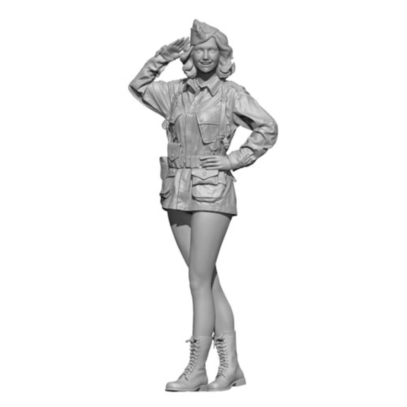 Kits de Figuras en Miniatura de Resina 1/9 GK, Kit sin Pintar sin Montar