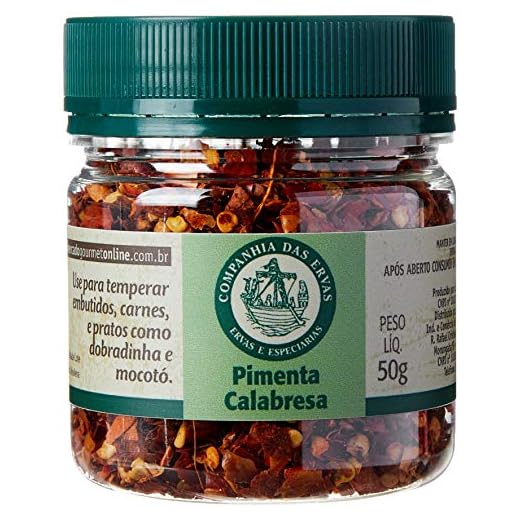 Companhia das Ervas Pimenta Calabresa Companhia Das Ervas Pote Pet 50G