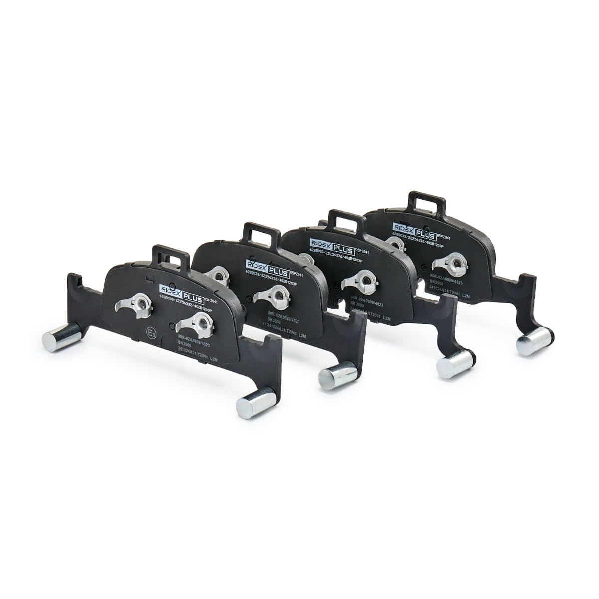 RIDEX PLUS 402B1203P Juego de pastillas de freno Delantero Compatible con AUDI A4 B9 Avant 8W5, 8WD