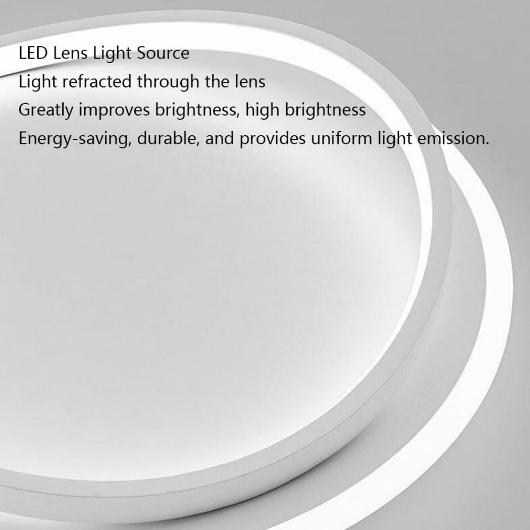 Kreatywna Spersonalizowana Lampa Sufitowa Stylowe Lampy Sufitowe LED Do Pokoju Nowoczesne, Minimalistyczne Oświetlenie Domowe Eleganckie, Trójkolorowe Lampy Panelowe Do Salonu, Kuchni, Biura KNBVFHG