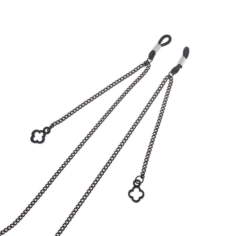 Sonnenbrillen-Kette, Brillenband, Damen Brillenkette Schloss Brillengestell Anti-Verlust Metall Brillenkette