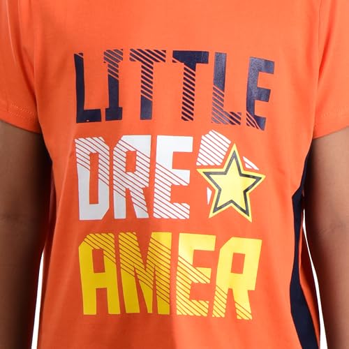 Image of Clothe Funn Boys Printed Cotton Half Sleeves T-Shirt & Pant Set