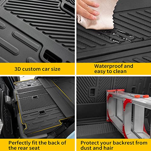 Image of Rear Backrest Mats for 2021-2025 2026 Ford Bronco Accessories