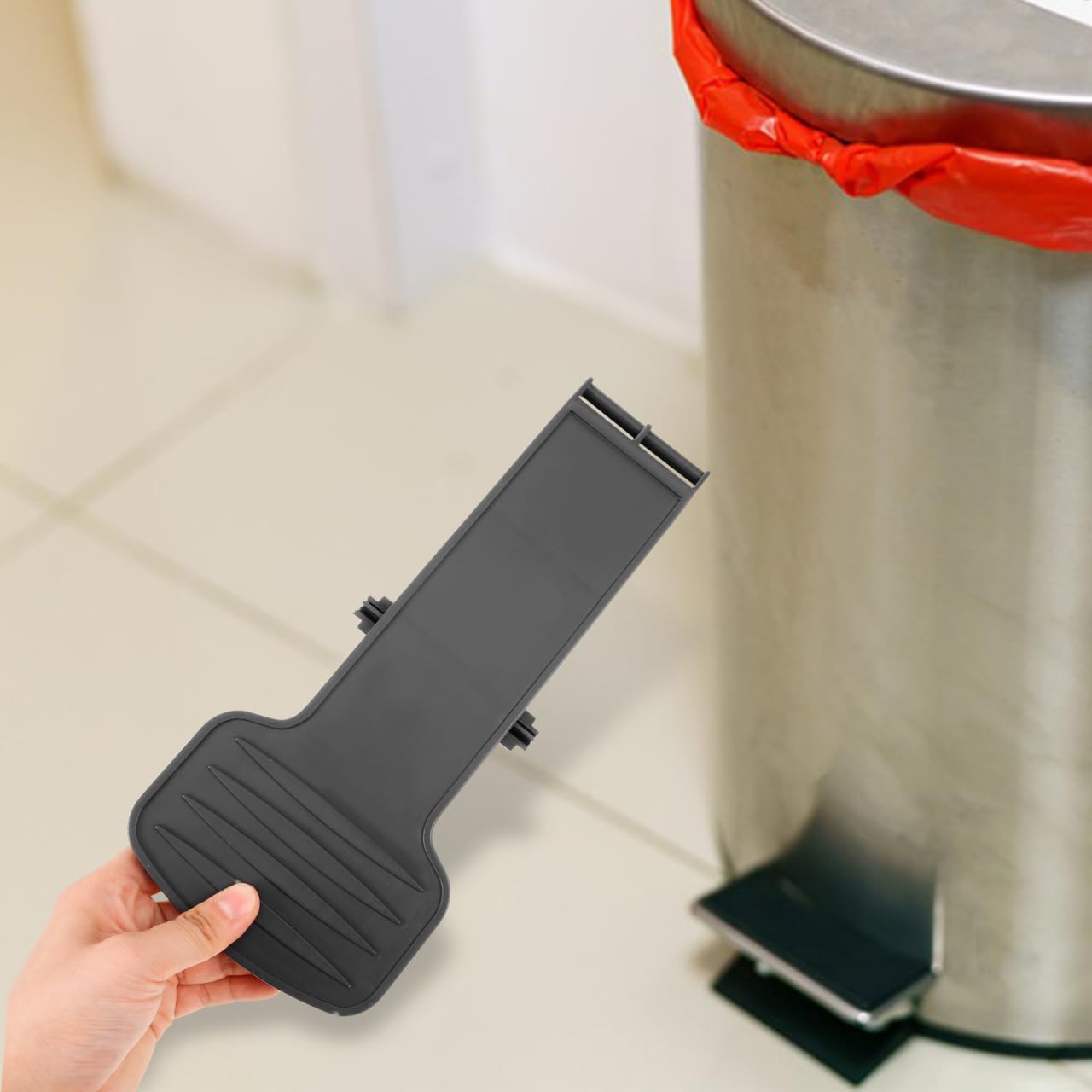 BESTOYARD Trash Can Step Pedal Replacement for Garbage Bin, Kitchen Wastebasket Bin Pedal Plastic Foot Pedal for Garbage Container Bins, 29.00X12.00X3.00CM, Dark Grey, H3005190U6 : Home & Kitchen