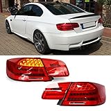 PENSUN Tail Lights Rear Lamp LED Smoke Fit for 2006-2012 BMW 3-Series M3 E92 Coupe LCI
