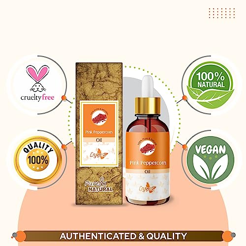 Image of Crysalis Pink Peppercorn Oil 15 ml (0.51 fl oz) - Bright Fruity-Spicy Aromatic Oil for Natural Perfumery, Diffusion Blends & DIY Fragrance