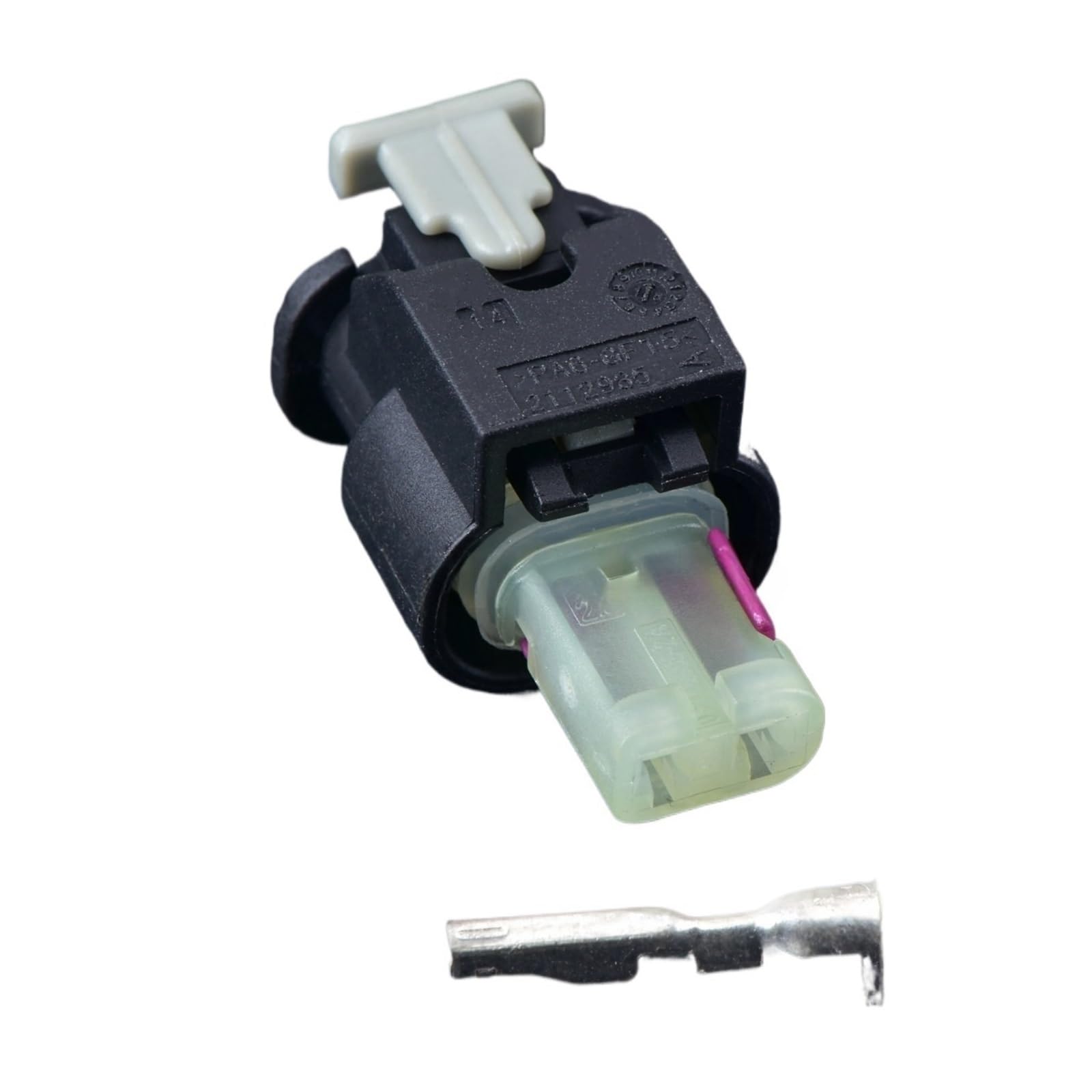 2 Pin Female Auto Connector 2-1718643-1 Auto Wiring Harness p/Lug Cable Electric p/Lug Connector 2112985