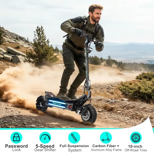 Electric Scooter Adults 1600/4000/6000W Motor 50 Miles Long