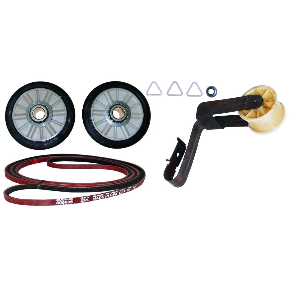 Whirlpool 7015083 4392065 DRYER BELT MAINTENANCE KIT REPAIR PART FOR WHIRLPOOL, AMANA, MAYTAG, KENMORE AND MORE