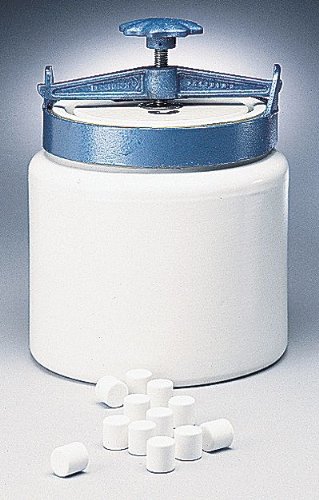 Cole-Parmer Alumina-Fortified Porcelain milling jar, 1.5 gal.