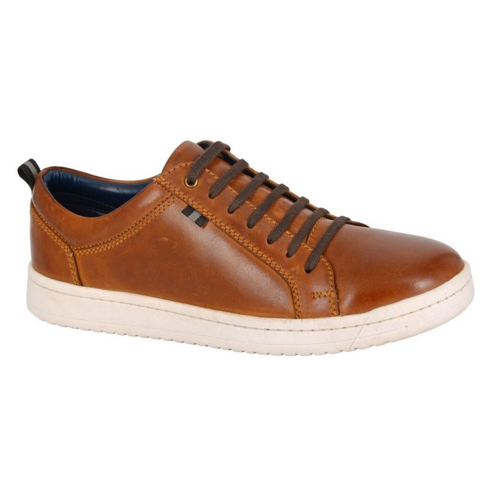 Baskets Roamers homme marron clair 44 dotées d'une structure souple et légère - 5