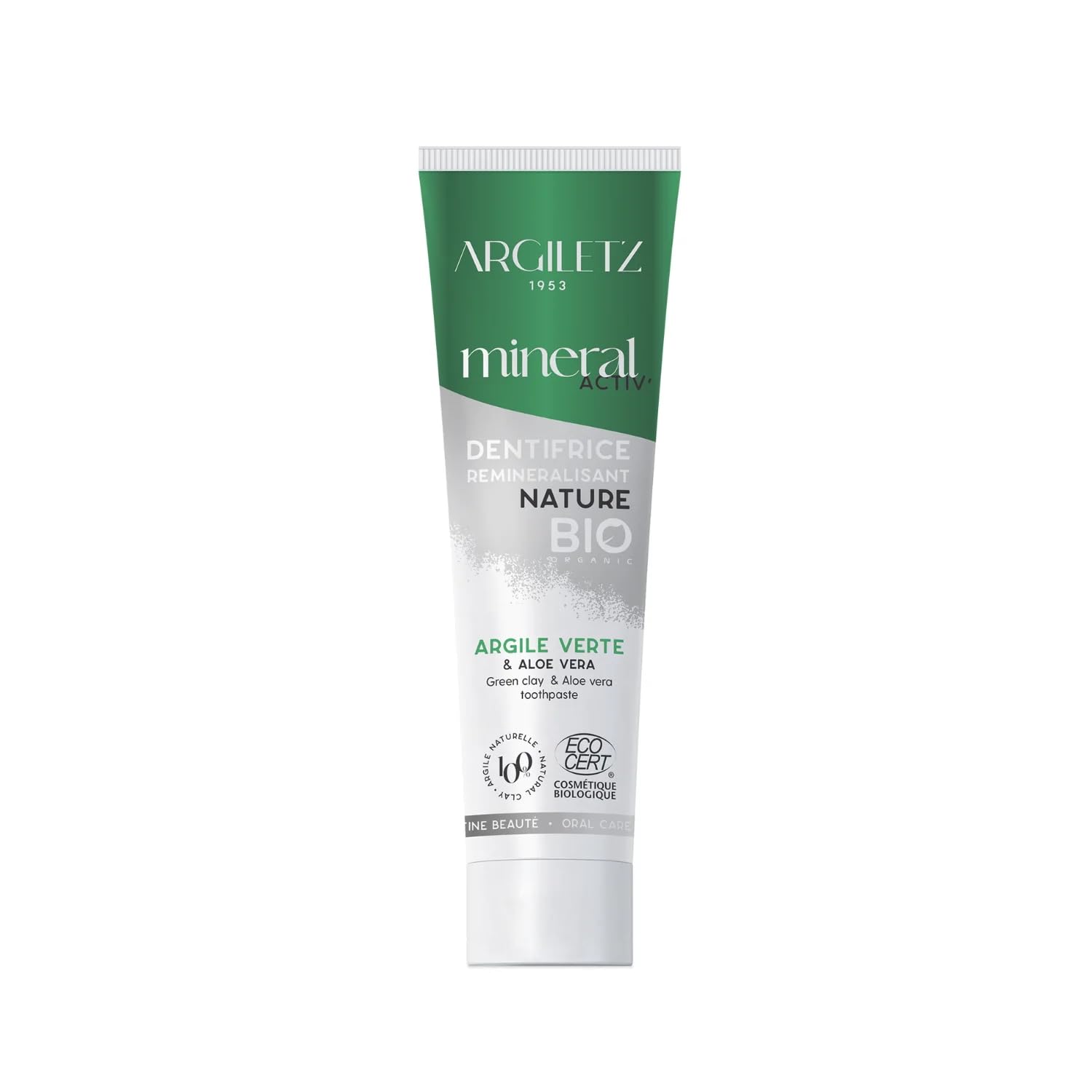 Argiletz Natural/Organic Aloe Vera Toothpaste 75ml - Set of 4
