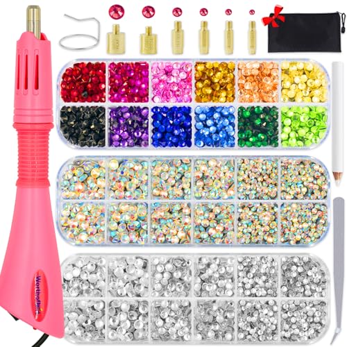 Worthofbest Hotfix Rhinestone Setter, Hot Fix Applicator...
