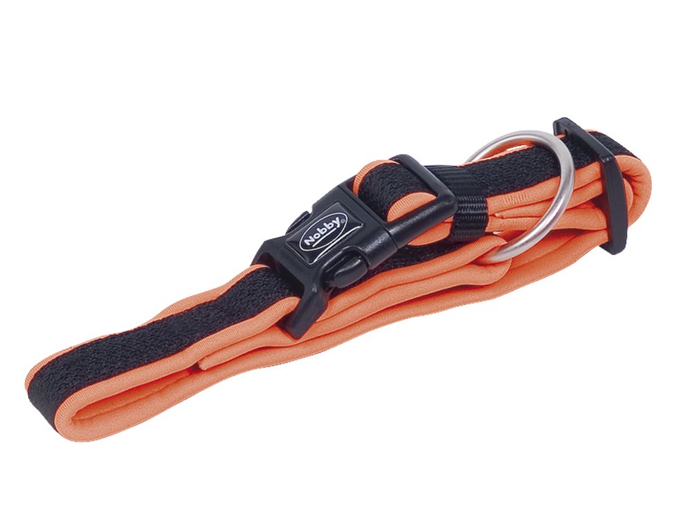 Nobby Pet Orange Dog Collar Mesh Preno