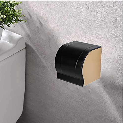 Waterproof Toilet Paper Holder Oil Rubbed Bronze Tissue Box Creative Wall Mount Bathroom Accessory