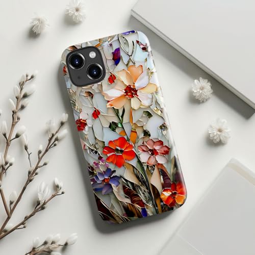 Esdot Cute Case for iPhone 15,Compatible with Magsafe,Trendy Floral - image 8