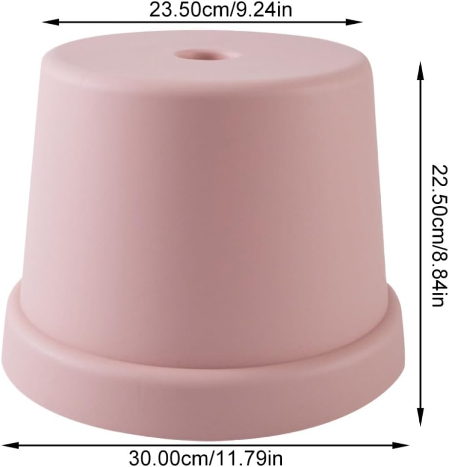 Pink Plastic Children Stool with Anti Slip Portable Design for Kids