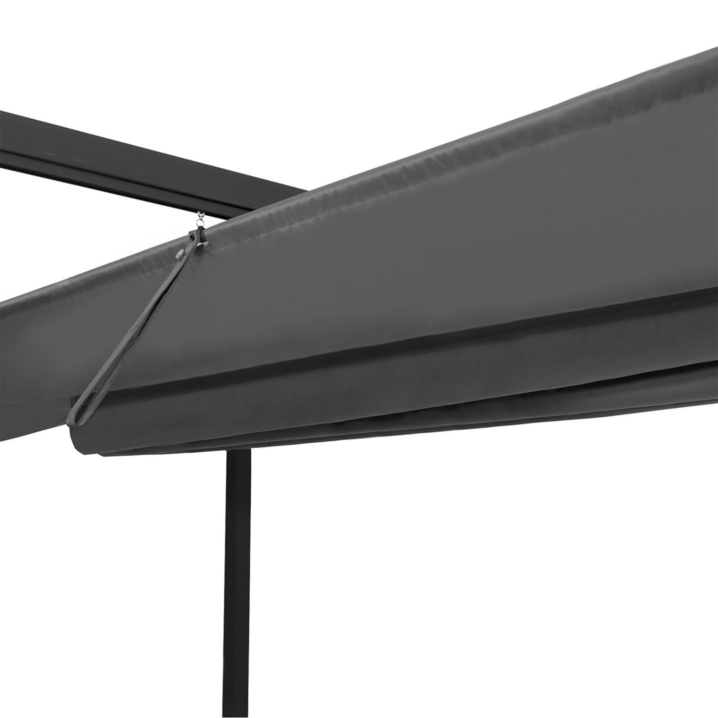 IDMarket - Pergola Toit rétractable 6 Pieds 3x6 M tonnelle Gris Anthracite
